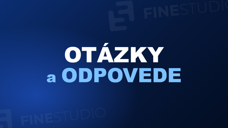 Otázky a odpovede od Finestudio