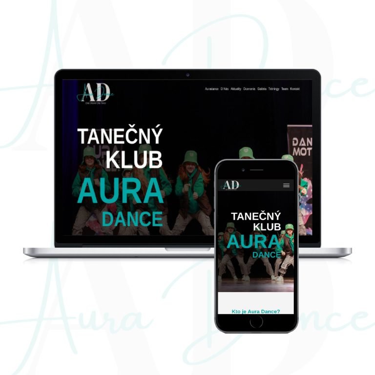 Náhľad projektu auradance.sk