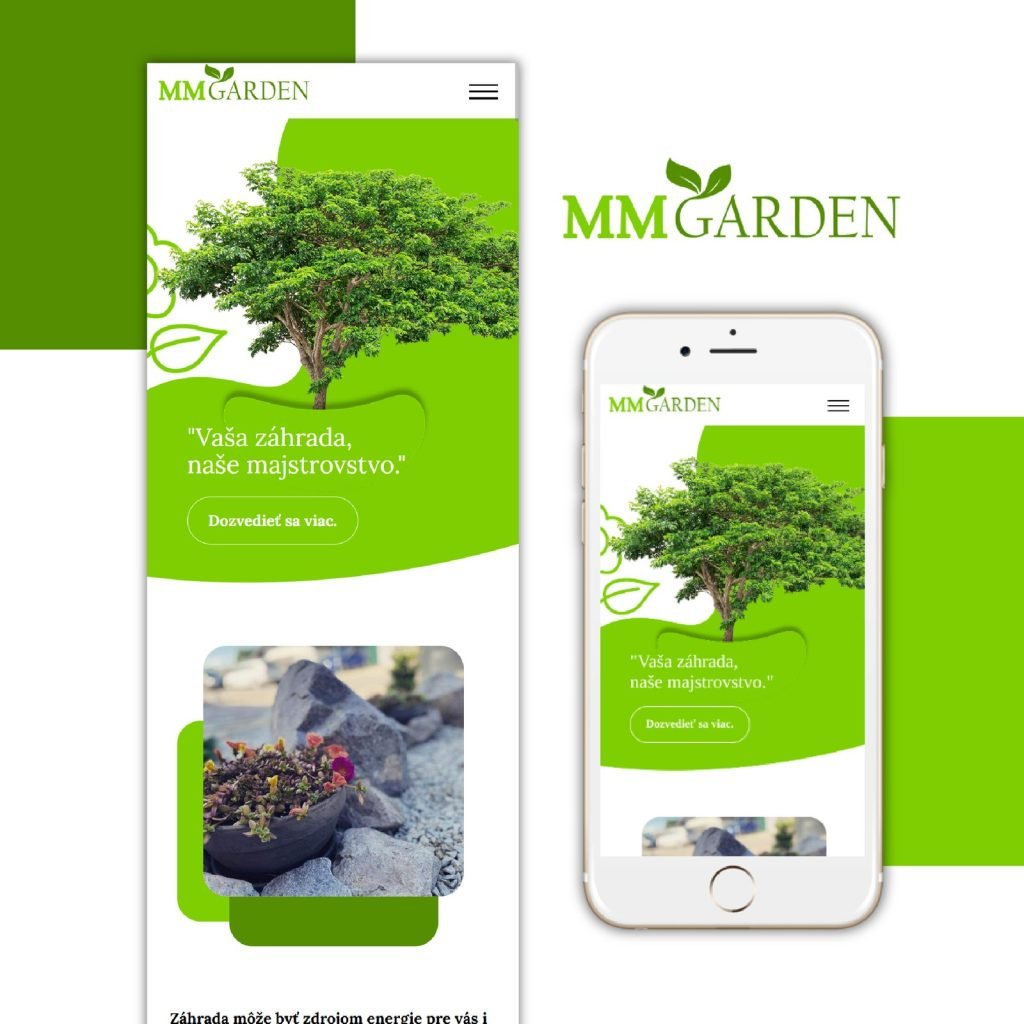 Ukážka realizácie Mmgarden.eu od Finestudio