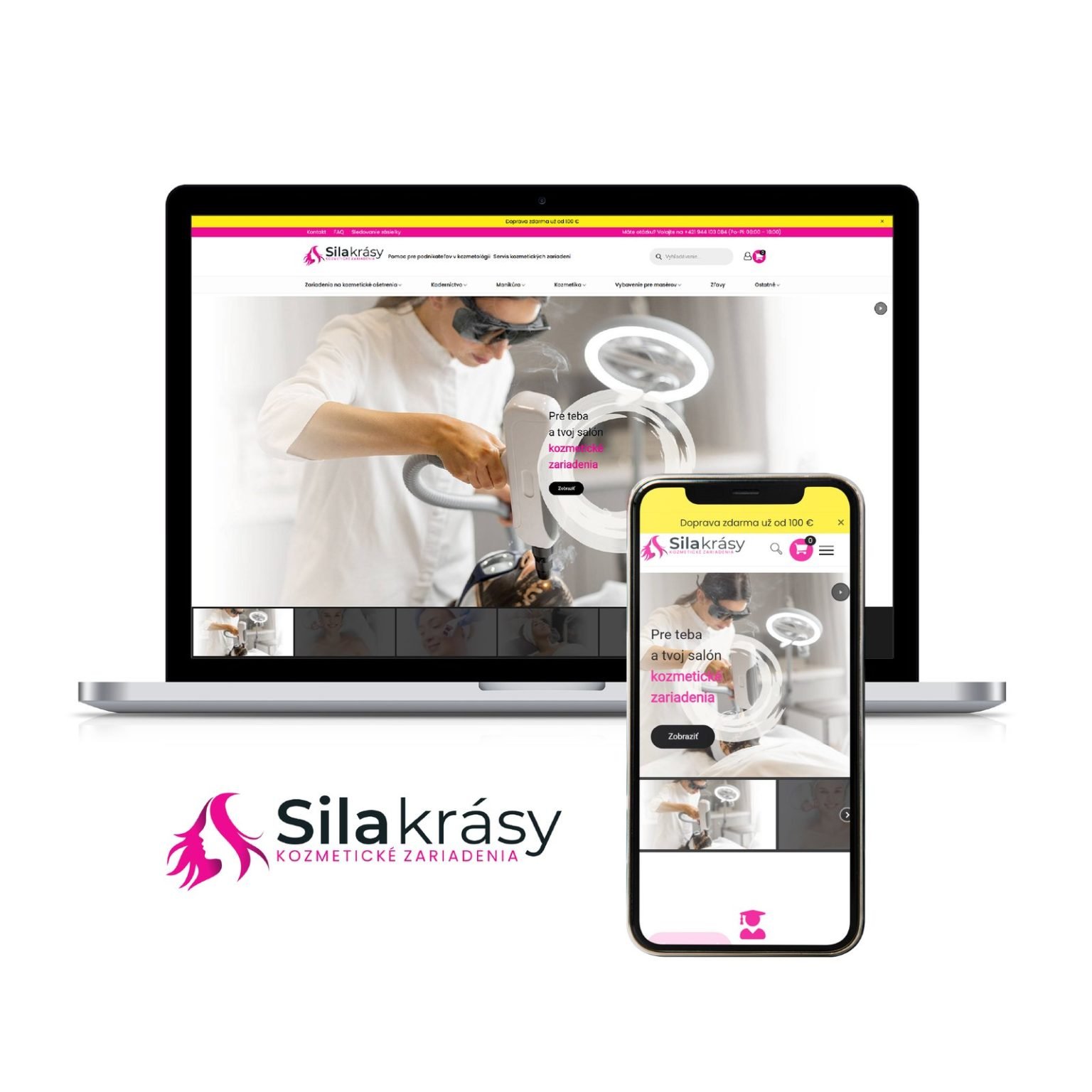 Ukážka realizácie Silakrasy.sk od Finestudio