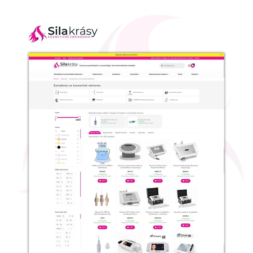 Ukážka realizácie Silakrasy.sk od Finestudio