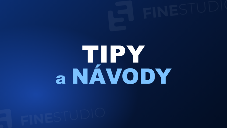 Tipy a návody od Finestudio